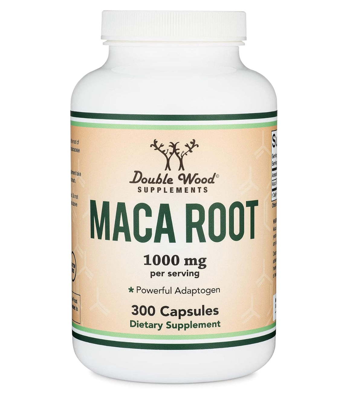 Organic Maca Root Capsules | 300 Pills | Peruvian Maca Extract for Men & Women